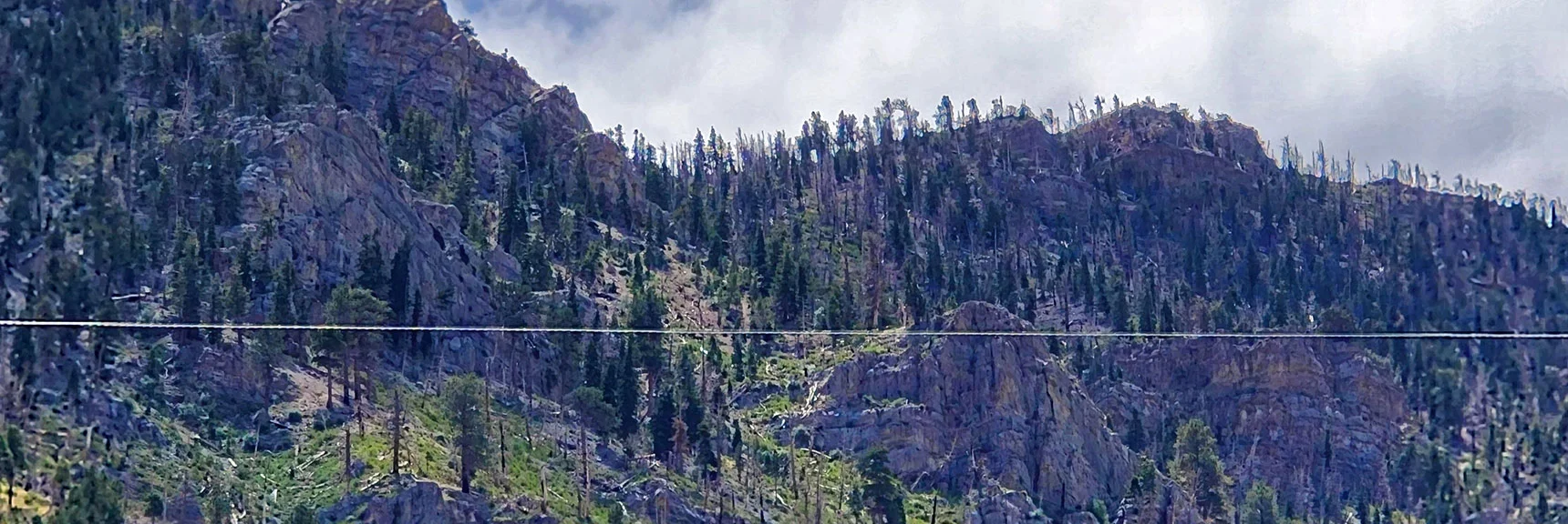 Upper Access Point to Short Eastern Approach Ridge | Harris Mountain Triangle | Mt Charleston Wilderness, Nevada