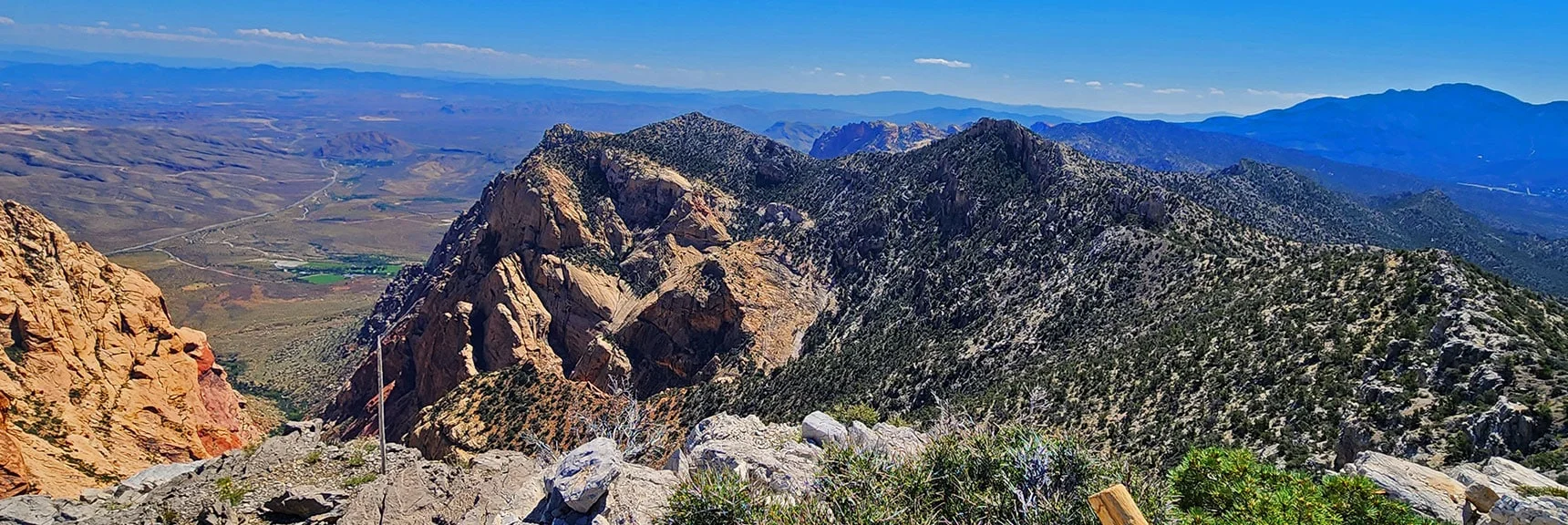Indecision Peak Just South of Mt. Wilson | Mt Wilson to Juniper Peak | Rainbow Mountains Upper Crest Ridgeline | Rainbow Mountain Wilderness, Nevada