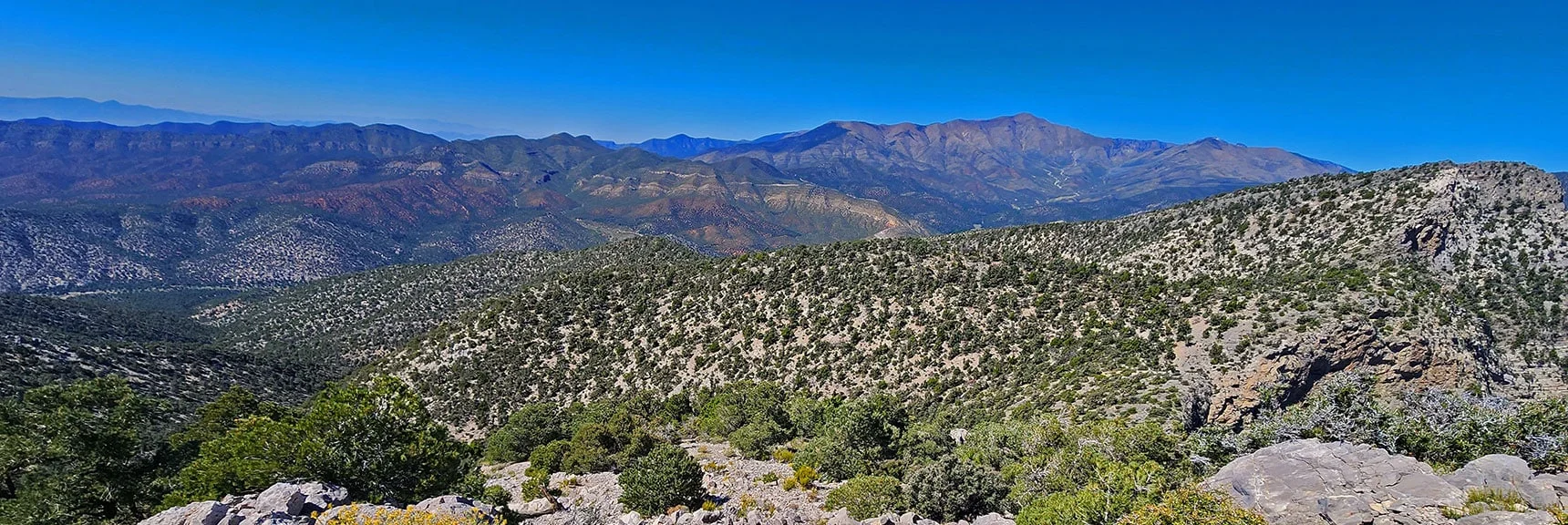 Each High Point Has Its Own Descent Ridge. Here are 2 North of Red Rock Summit | Red Rock Summit Loop | Wilson Ridge | Lovell Canyon, Nevada
