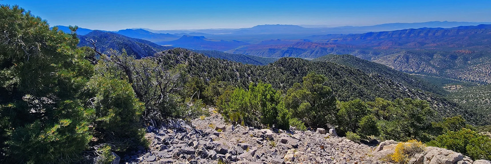 Good View of Long Ascent Ridge Above and North of Rocky Gap Road. | Red Rock Summit Loop | Wilson Ridge | Lovell Canyon, Nevada