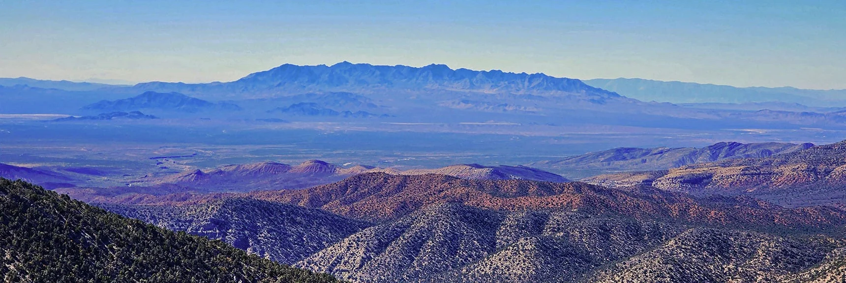 Nopah Range to the Southwest. | Mini Matterhorn Pinnacle | Wilson Ridge | Lovell Canyon, Nevada