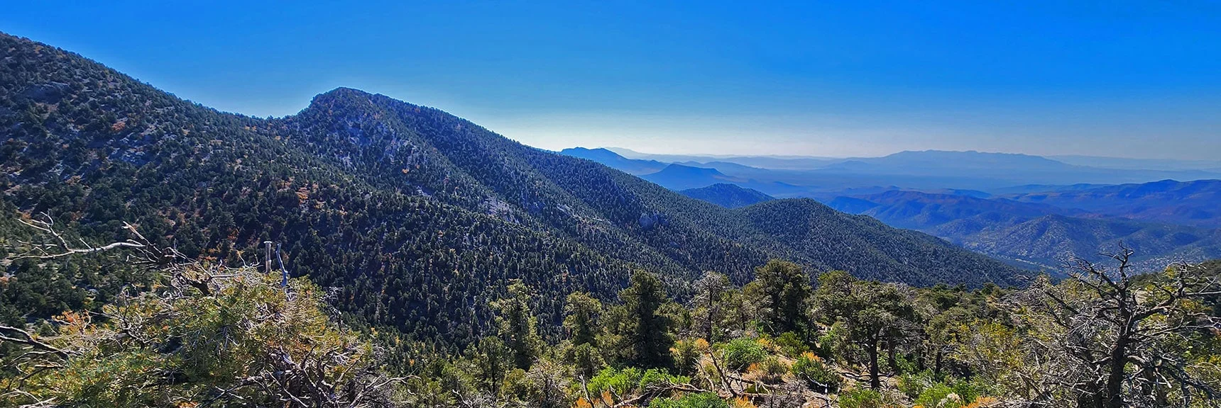 South Twin Peak's Approach Ridge Descending. High Point is Location of Significant Dwelling Site. | Mini Matterhorn Pinnacle North Twin | Wilson Ridge | Lovell Canyon & Rainbow Mountains, Nevada