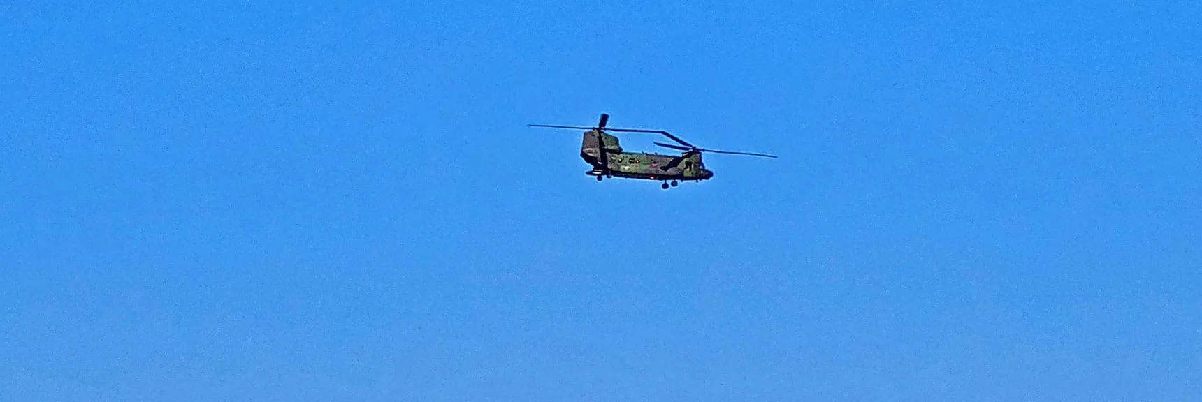 Passing Army Cargo Helicopter. We're Now on Final Approach to Wilson Ridge. | Mini Matterhorn Pinnacle North Twin | Wilson Ridge | Lovell Canyon & Rainbow Mountains, Nevada