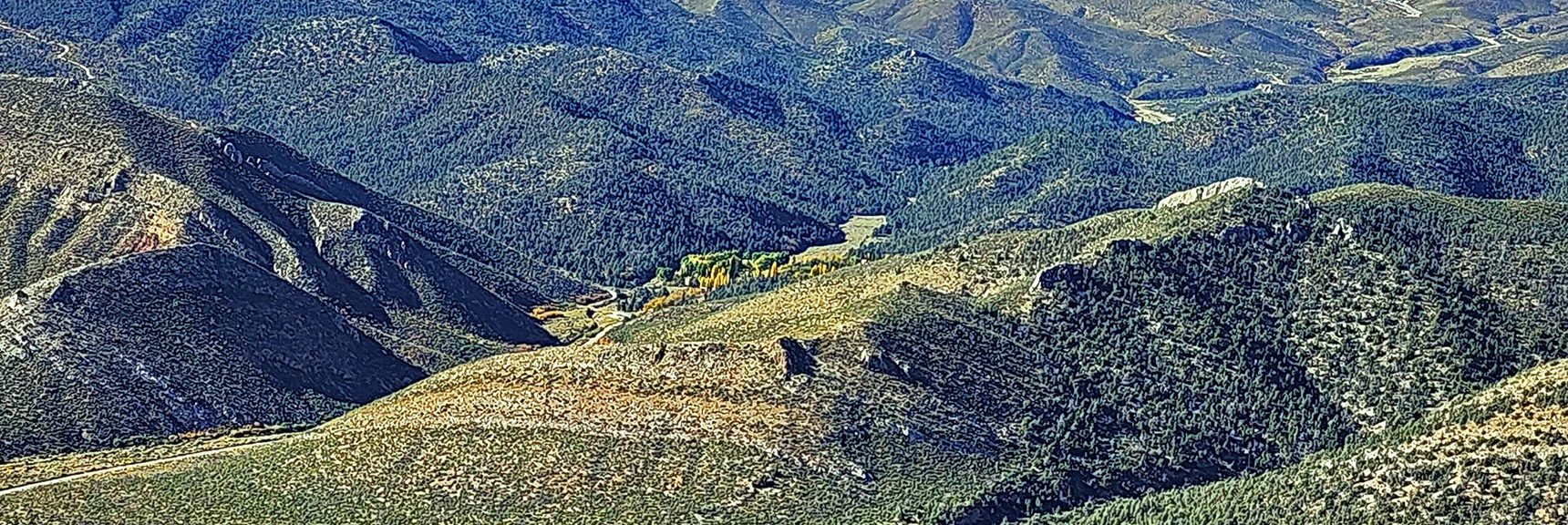 Torino Ranch/Children's Camp at Upper End of Lovell Canyon Road. | Mini Matterhorn Pinnacle North Twin | Wilson Ridge | Lovell Canyon & Rainbow Mountains, Nevada