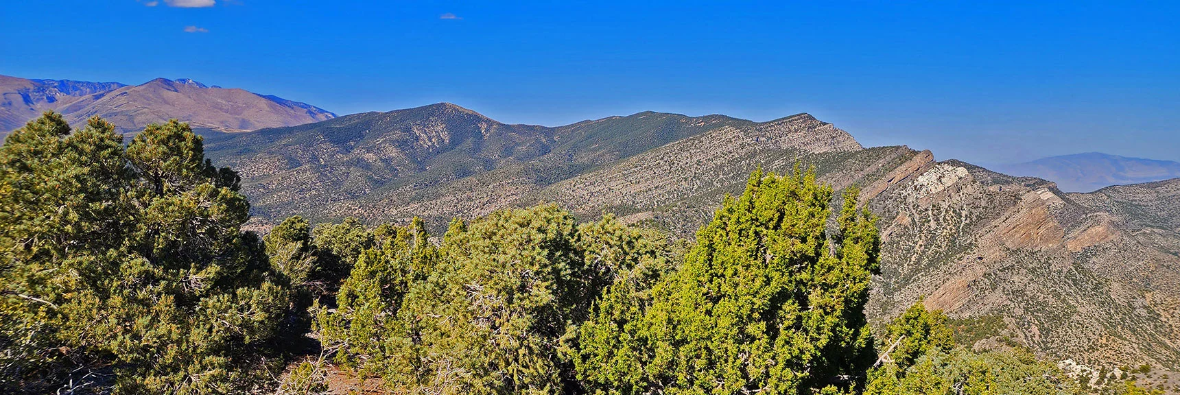 Wilson Ridgeline North of Observation Point. Saddle Below May Be Passage Between Lovell & Red Rock Canyons | Mini Matterhorn Pinnacle North Twin | Wilson Ridge | Lovell Canyon & Rainbow Mountains, Nevada