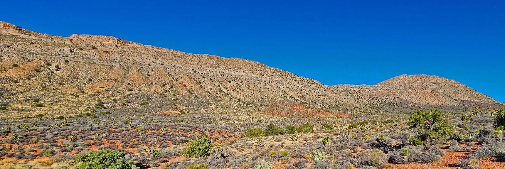 View Toward the Northern End of Landmark Bluff. | Landmark Bluff | Lovell Canyon, Nevada
