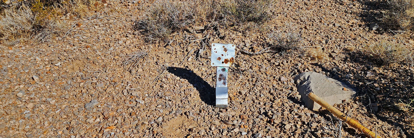 South and West Side of Bluff Open to Target Shooting. Avoid Active Target Shooting Days. | Landmark Bluff | Lovell Canyon, Nevada