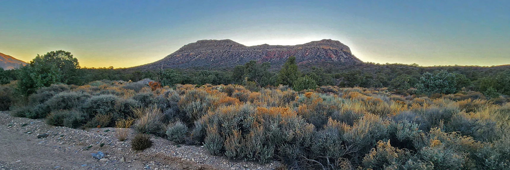 SW View Toward Landmark Bluff from Lovell Canyon Road Near Salt Grass Road | Landmark Bluff Circuit | Lovell Canyon, Nevada