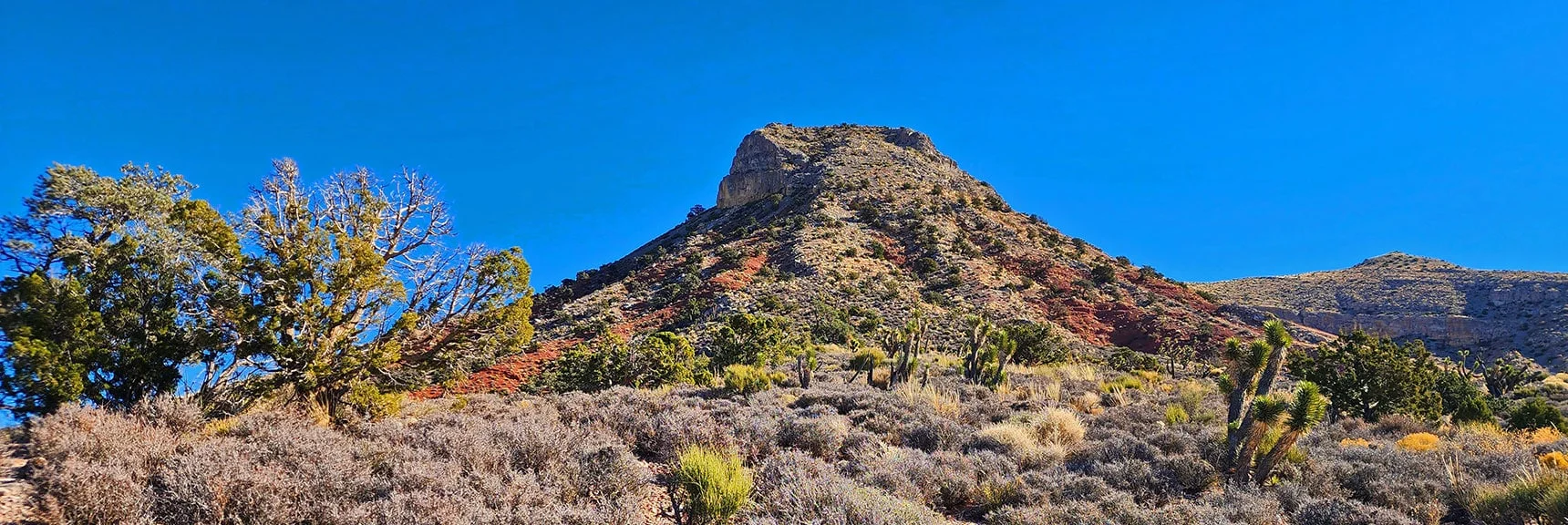 Potential Summit Approach on the Northwest Corner of Landmark Bluff | Landmark Bluff Circuit | Lovell Canyon, Nevada