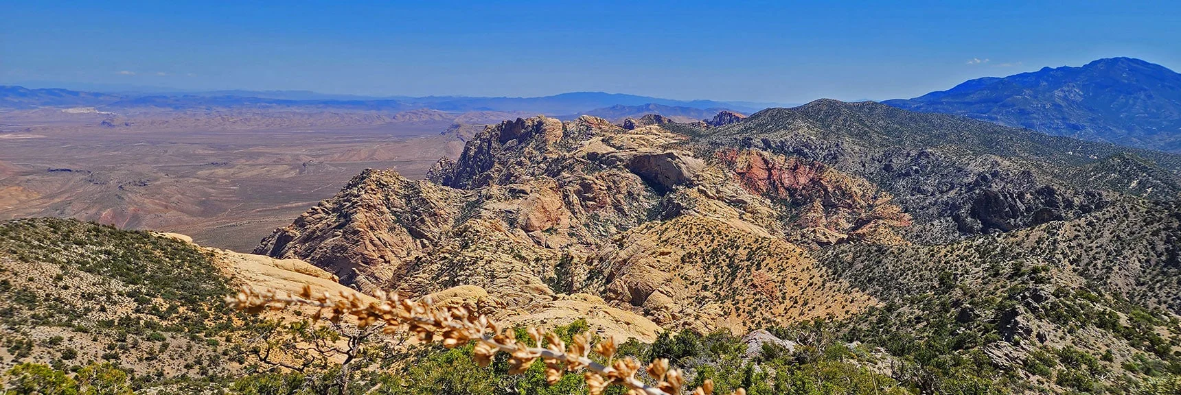 Rainbow Mountains Upper Crest Ridgeline South from Indecision Peak | Lovell Canyon Ridgelines | Lovell Canyon, Nevada