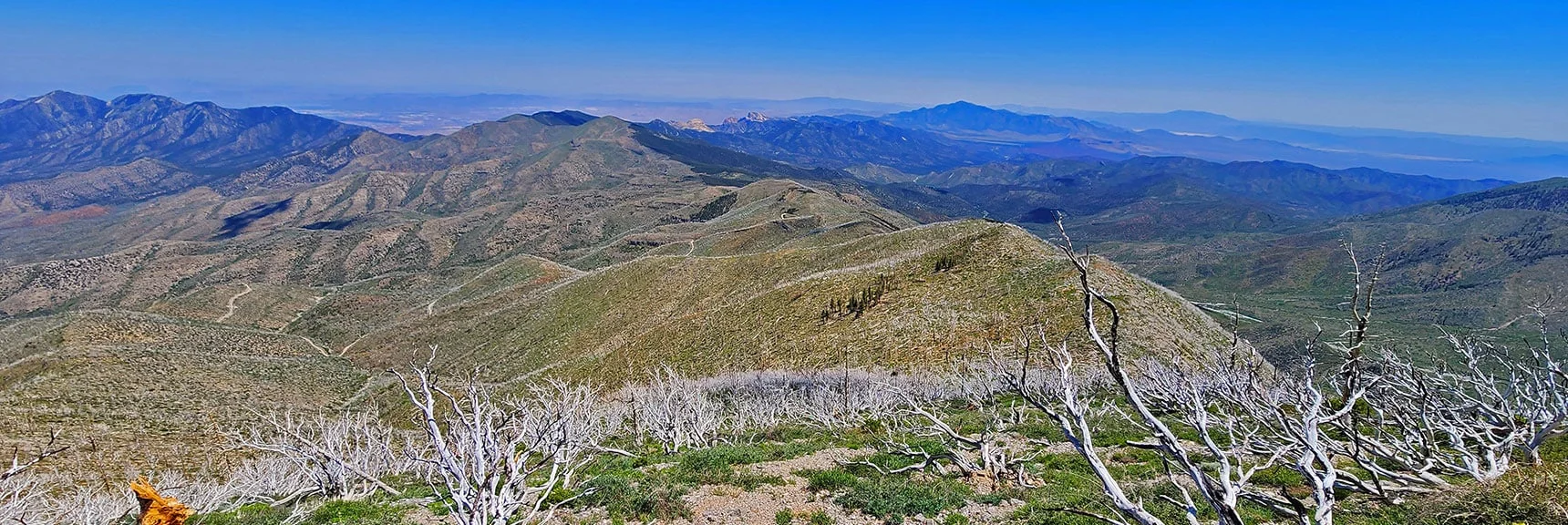 Wilson Ridgeline Looking South from Harris Mt., East Side of Lovell Canyon | Lovell Canyon Ridgelines | Lovell Canyon, Nevada