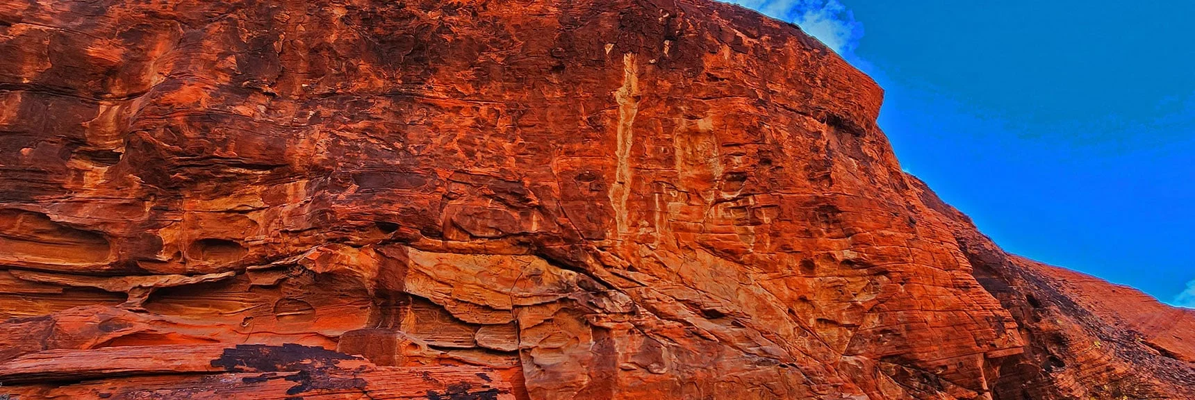 There's Supposed to Be a Guardian Angel Etching on Cliffs. This Looks Like a Statue of Liberty. | Lower Calico Hills Loop | Calico Basin & Red Rock Canyon, Nevada