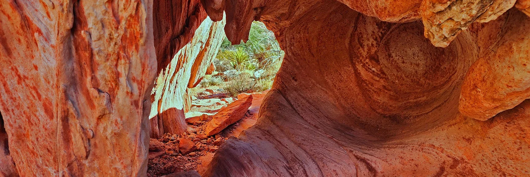 Beautiful Sandstone Designs in This Rock Passage | Lower Calico Hills Loop | Calico Basin & Red Rock Canyon, Nevada