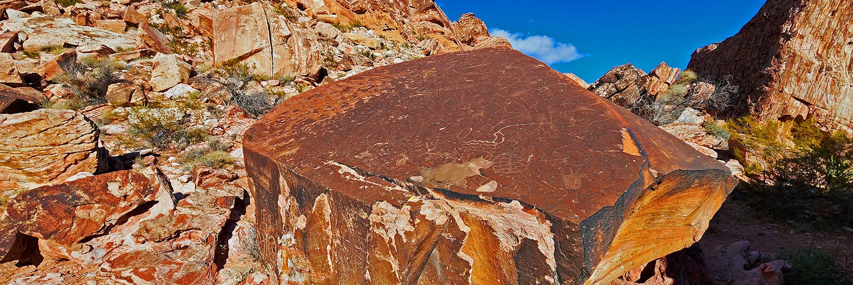 Look Closely to See Petroglyphs You Might Otherwise Miss | Lower Calico Hills Loop | Calico Basin & Red Rock Canyon, Nevada