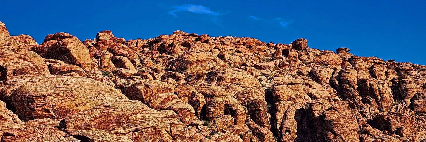 View to Summit of Calico Hills. Best Route to High Point is Grand Staircase in Calico Basin | Lower Calico Hills Loop | Calico Basin & Red Rock Canyon, Nevada
