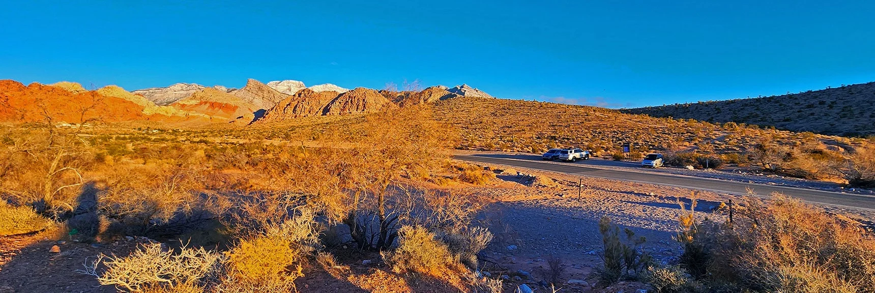 Start Point: Donkey Way Trail Across from Gene's Trailhead on Calico Basin Rd. | 3 Basin Circuit | Calico Basin, Brownstone Basin, Red Rock Canyon, Nevada