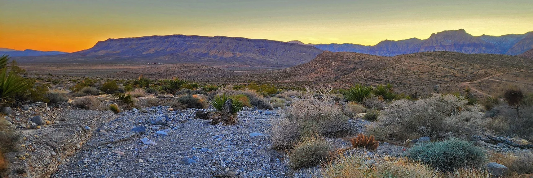 Heading Toward Calico Basin. Blue Diamond Hill & Rainbow Mts. Mark Direction. | 3 Basin Circuit | Calico Basin, Brownstone Basin, Red Rock Canyon, Nevada