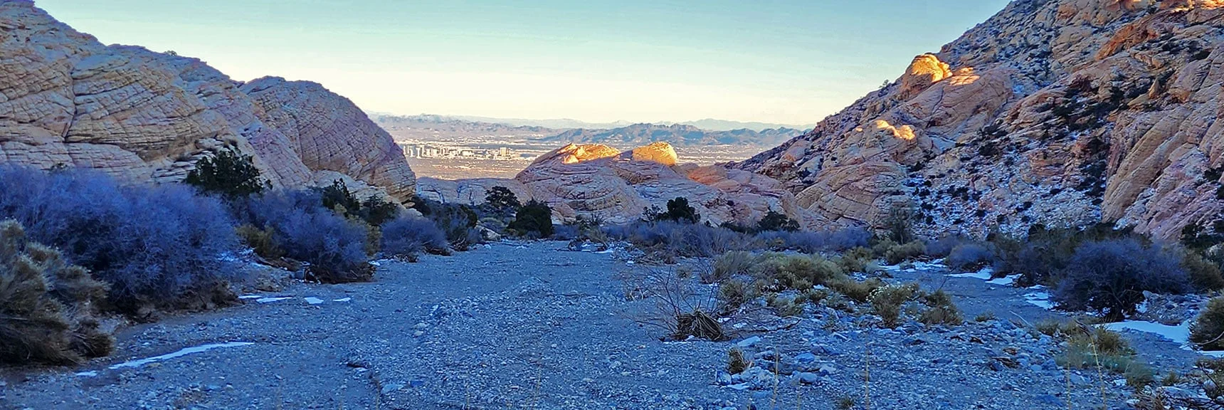 Continuing to Descend Brownstone Basin and Trail | 3 Basin Circuit | Calico Basin, Brownstone Basin, Red Rock Canyon, Nevada