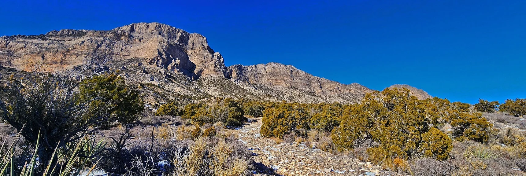 Heading To Those Rocky Formations At Base of El Padre Mt. | 3 Basin Circuit | Calico Basin, Brownstone Basin, Red Rock Canyon, Nevada