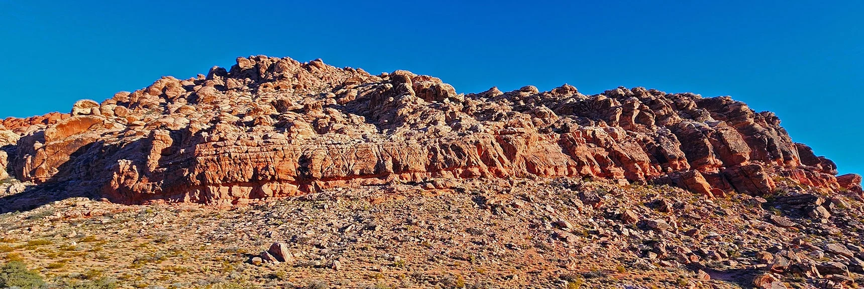 Now on West Side of Lower Calico Hills on Lower Calico Hills Trail. | 3 Basin Circuit | Calico Basin, Brownstone Basin, Red Rock Canyon, Nevada