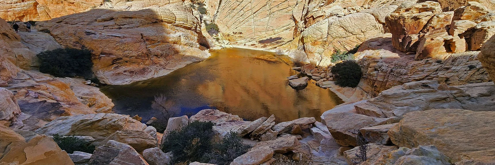 Arrival at the Upper Calico Tank | Upper Calico Hills Loop | Calico Basin and Red Rock Canyon, Nevada