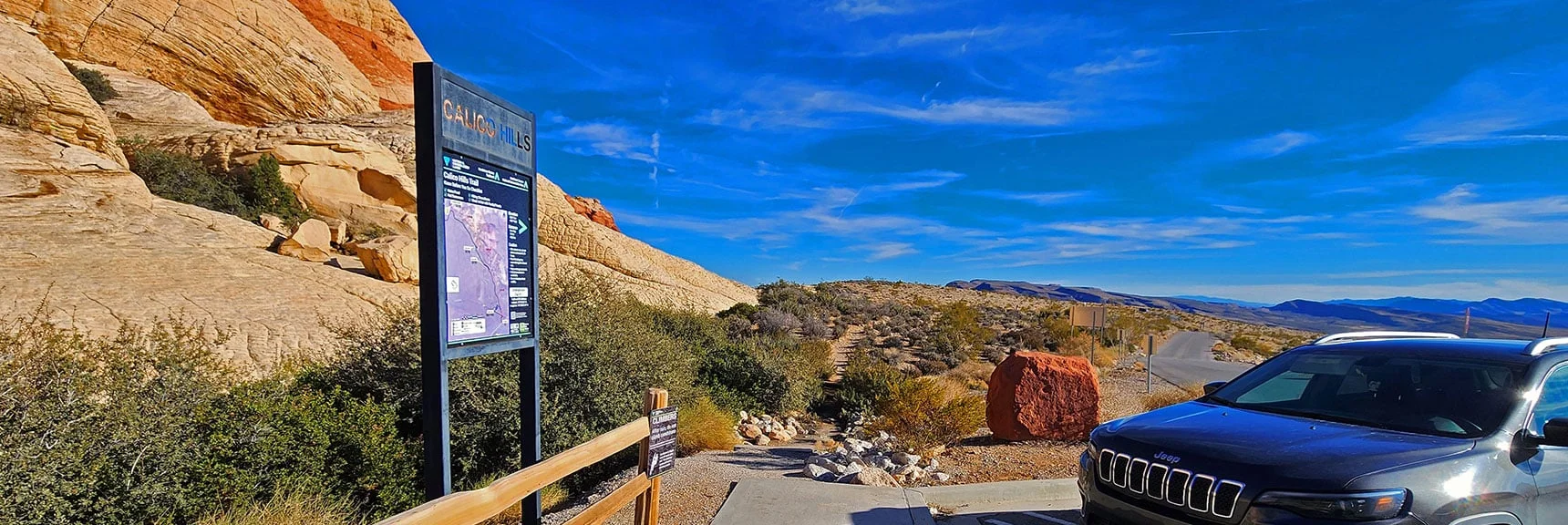 Descend to the Lower Left Side to Connect with the Calico Hills Trail | Upper Calico Hills Loop | Calico Basin and Red Rock Canyon, Nevada