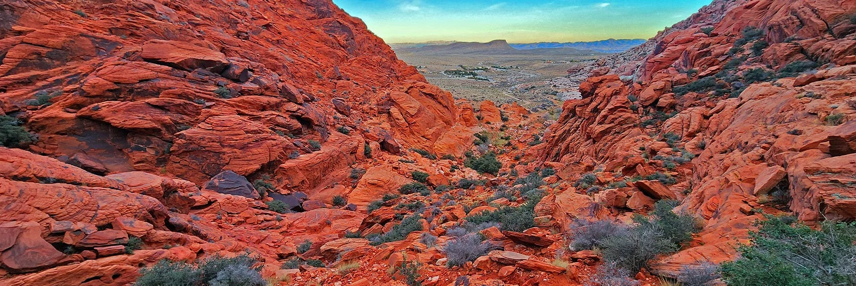 Descent is Easier Than the Ascent. You Can See the Terrain Ahead. | Upper Calico Hills Loop | Calico Basin and Red Rock Canyon, Nevada