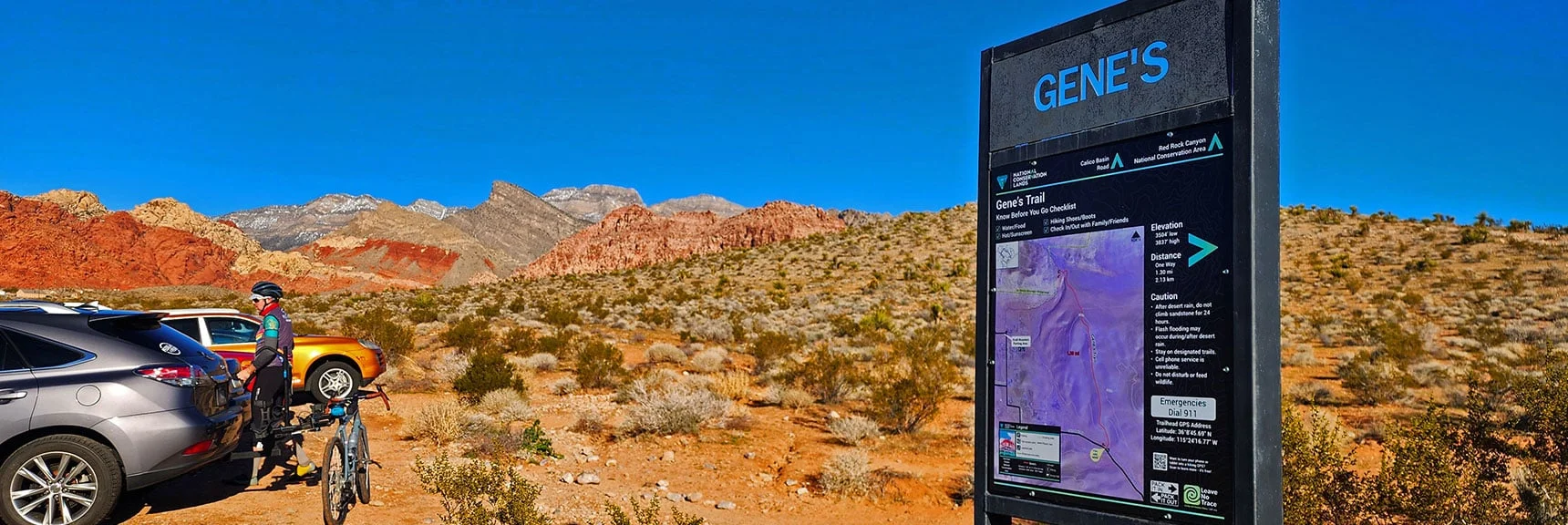 Begin at Gene's Trailhead on Calico Basin Road to Loop the Lower Calico Basin | Calico Basin Daily Workout Trails | Calico Basin, Nevada