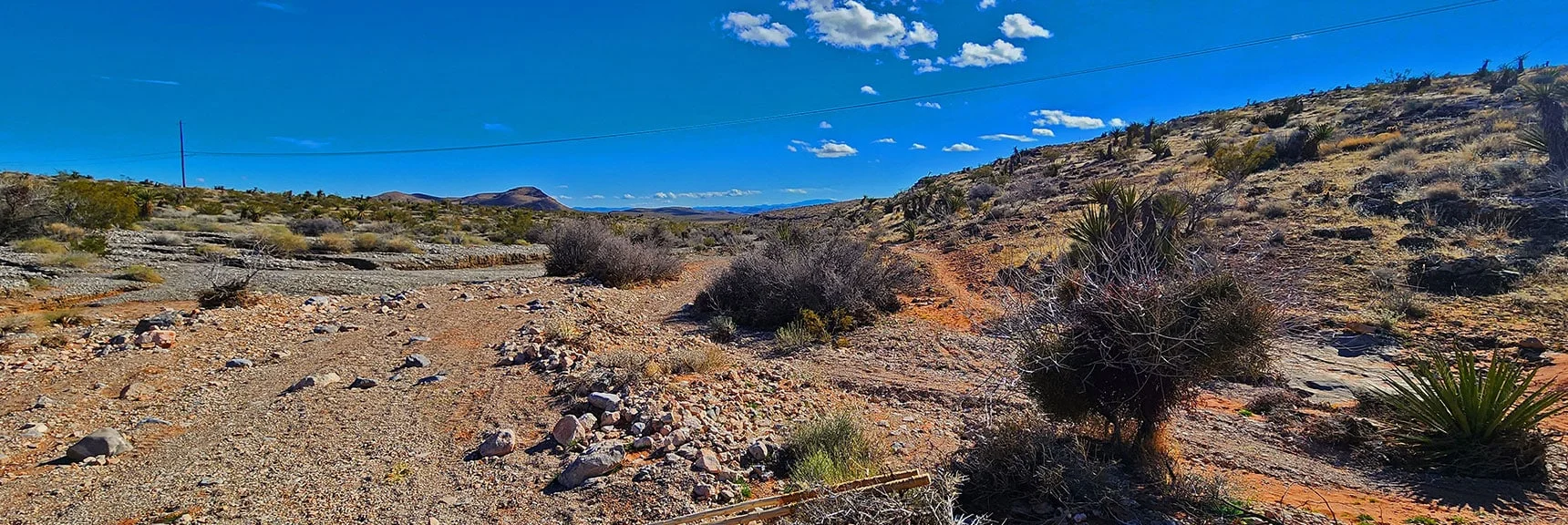 Circle the East Edge of Peak 3844 Ridge to Connect with the Half Wilson Trail | Calico Basin Daily Workout Trails | Calico Basin, Nevada