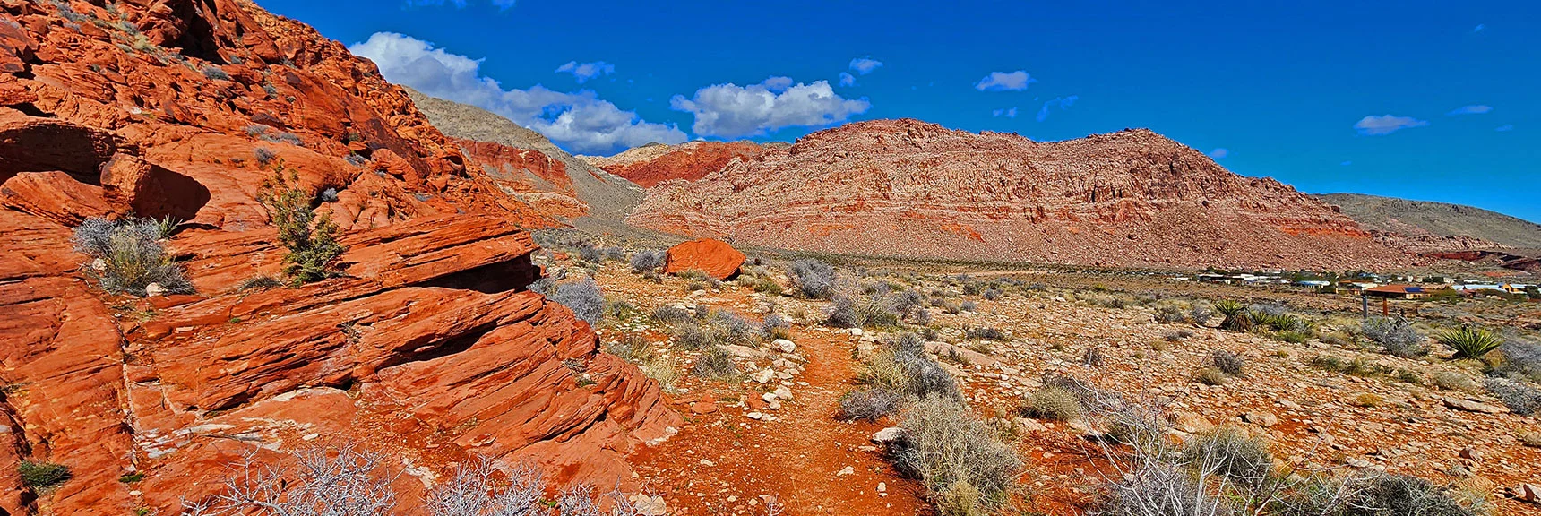 Take Girl Scout Trail from the Black Corridor Base to Ash Spring and Kraft Mt. | Calico Basin Daily Workout Trails | Calico Basin, Nevada