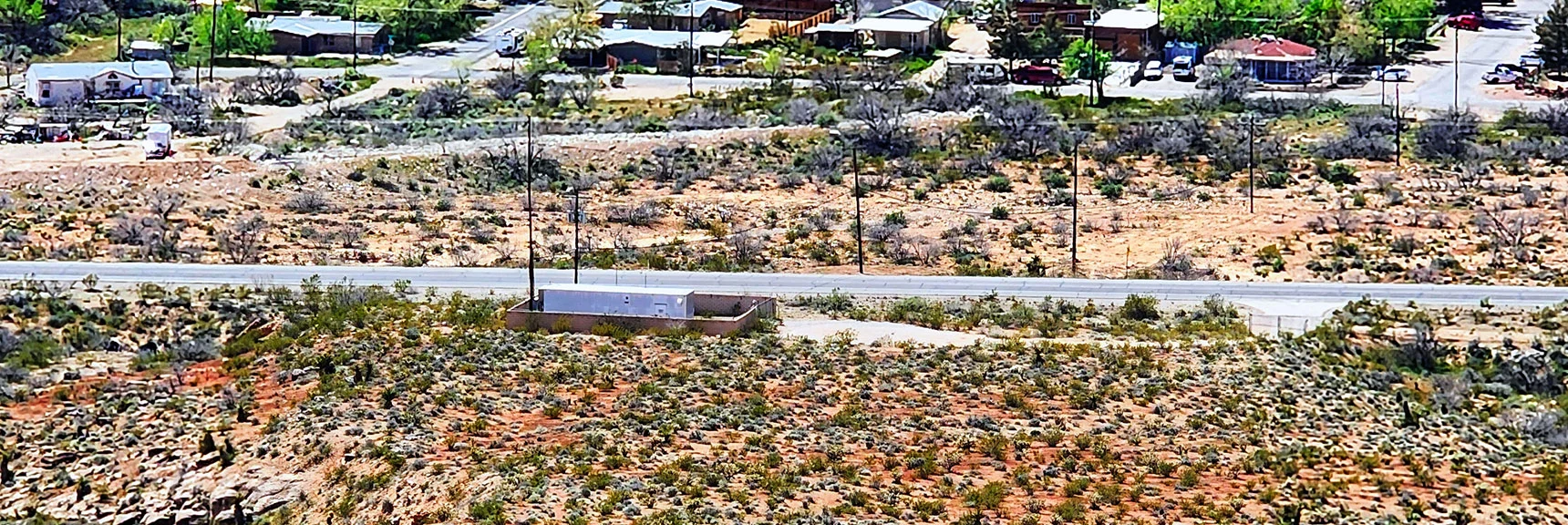 Target Descent Area on Hwy 159 Across from Blue Diamond Town. | Blue Diamond Hill Southern Ridgelines | Red Rock Canyon, Nevada