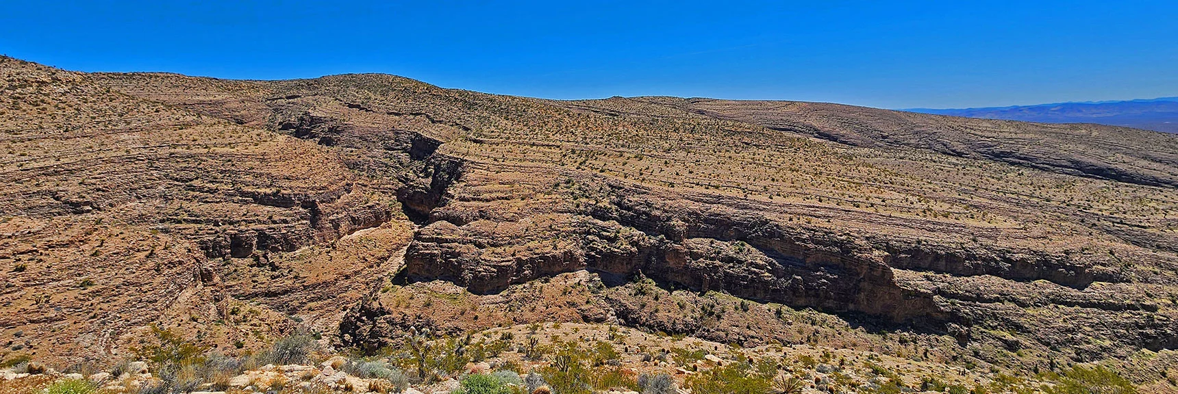 Enjoy Non-Stop Views of the Rainbow Mountain While Surrounded by Majestic Canyons | Blue Diamond Hill Southern Ridgelines | Red Rock Canyon, Nevada