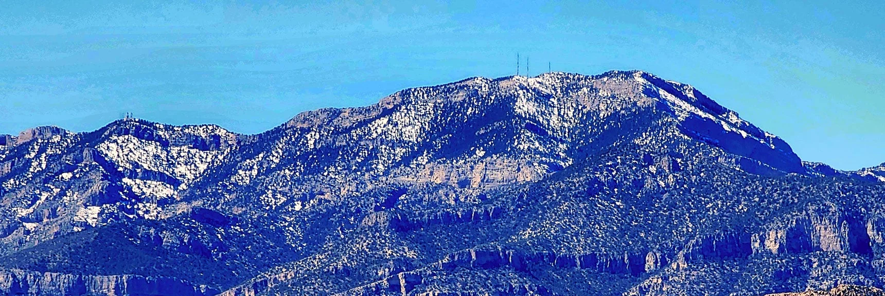 Across Hwy 160, Potosi Mt. Just South of the Rainbow Mts. Now You've Seen Them All! | Blue Diamond Hill Southern Ridgelines | Red Rock Canyon, Nevada