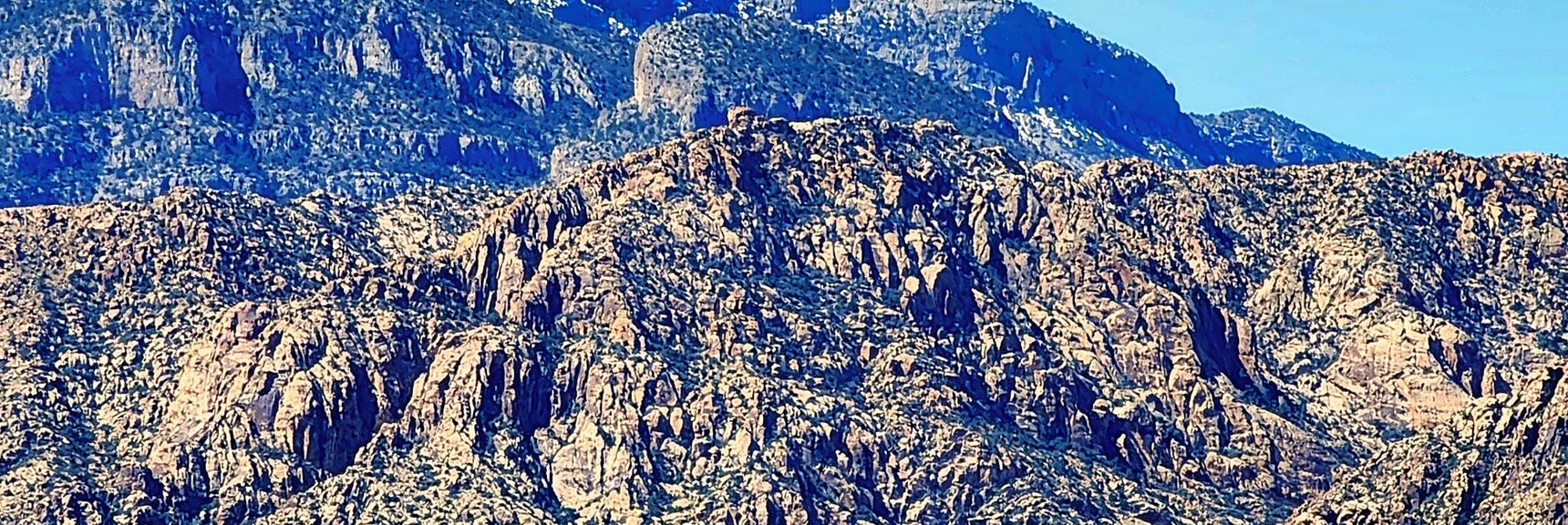 Next is Hollow Rock Peak. Another Fairly Easy Access from Above. | Blue Diamond Hill Southern Ridgelines | Red Rock Canyon, Nevada