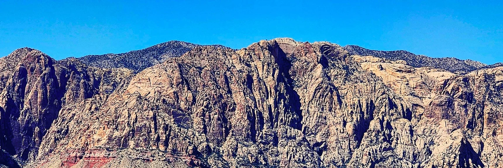 Next is Little Zion Area to Right of Hidden Peak & Monument Peaks. | Blue Diamond Hill Southern Ridgelines | Red Rock Canyon, Nevada