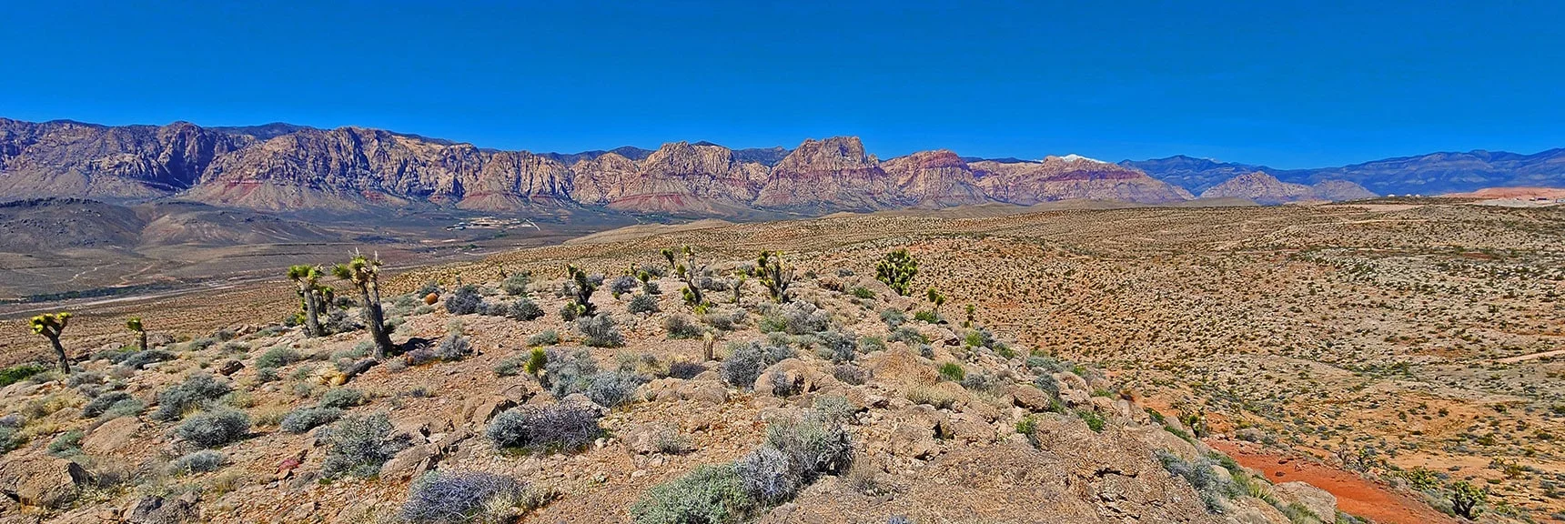 Northern Rainbow Mts. & La Madre Ridgeline Cliffs. | Blue Diamond Hill Southern Ridgelines | Red Rock Canyon, Nevada