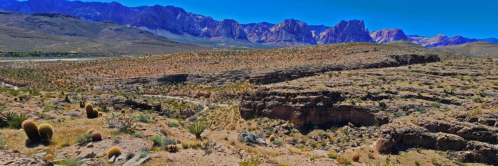 Triangular Formation of 2 Majestic Canyons Featuring Challenges, Caves & Spectacular Views! | The Blue Diamond Hill Southern Triangle | Red rock Canyon National Conservation Area, Nevada