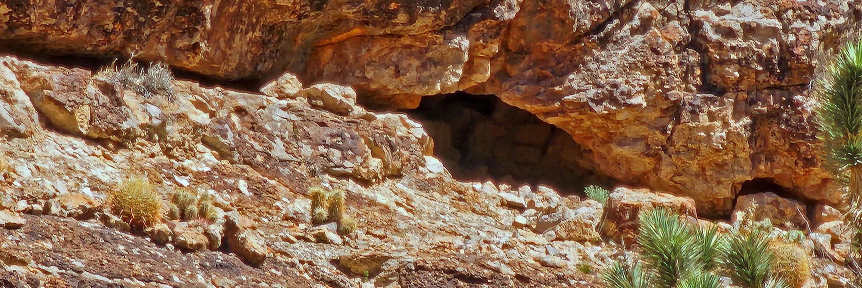 Another High, Potentially Deep Cave. | Blue Diamond Hill Southern Triangle | Red Rock Canyon National Conservation Area, Nevada