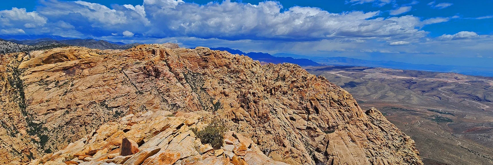Hidden Peak & Monument Peak from Black Velvet Peak | Black Velvet Peak | Rainbow Mountain Wilderness, Nevada