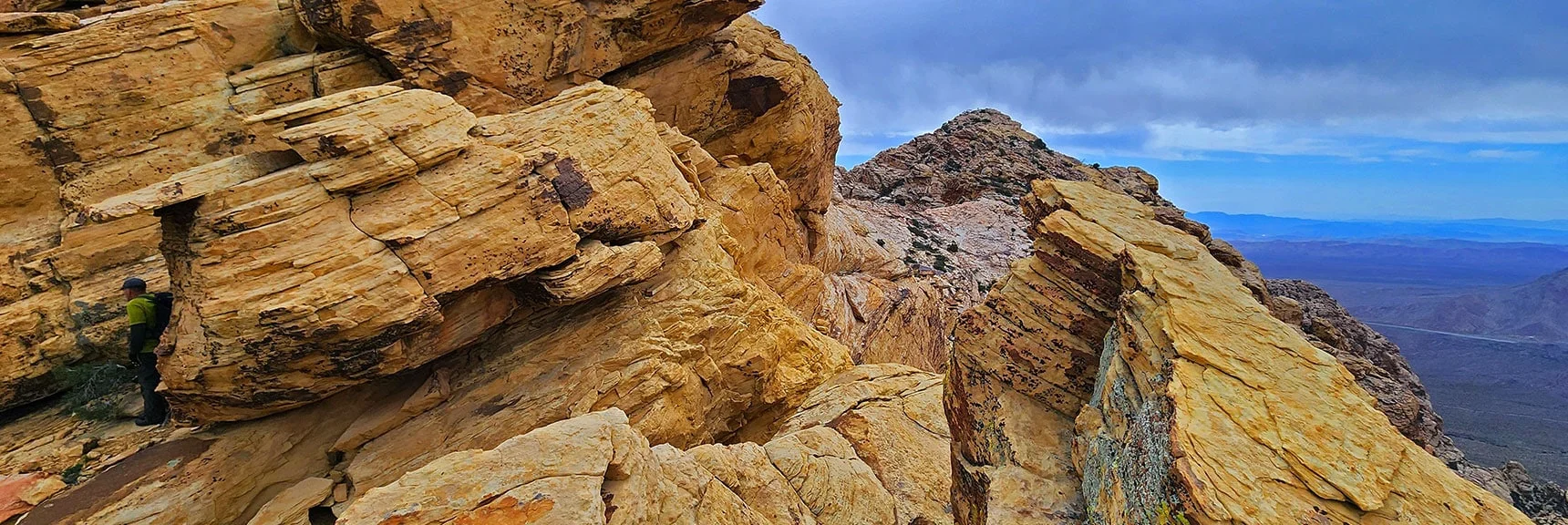 Now Heading Toward the Higher of the Two Peaks | Black Velvet Peak | Rainbow Mountain Wilderness, Nevada