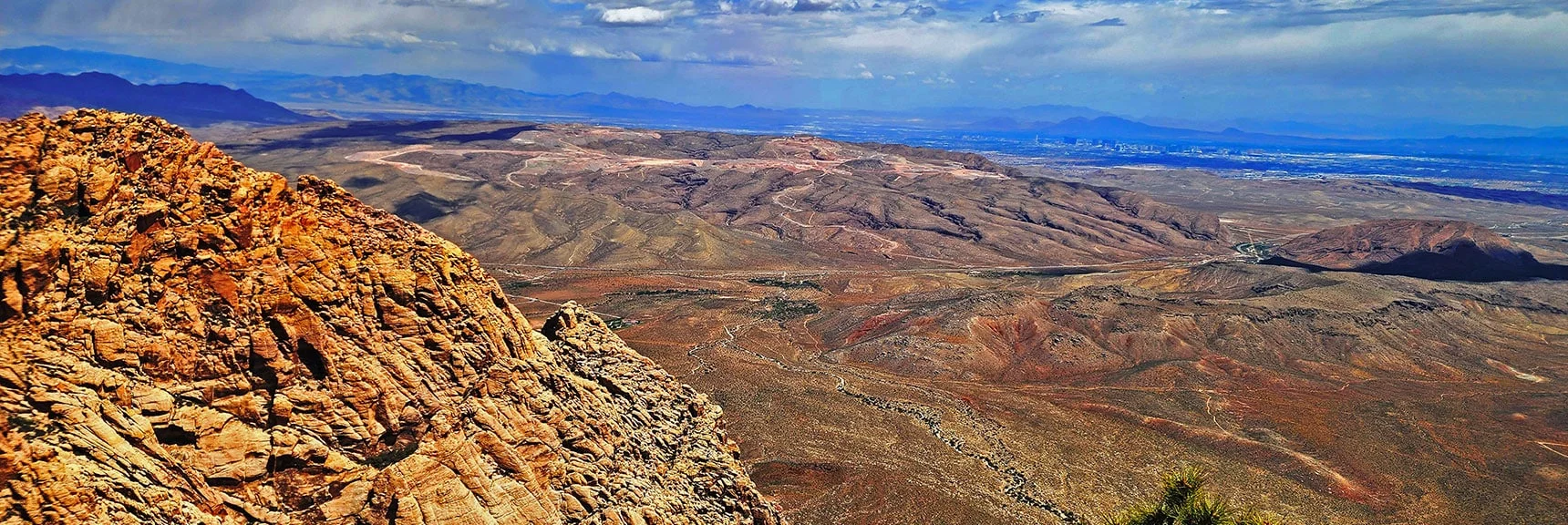Blue Diamond Hill from Black Velvet Peak | Black Velvet Peak | Rainbow Mountain Wilderness, Nevada