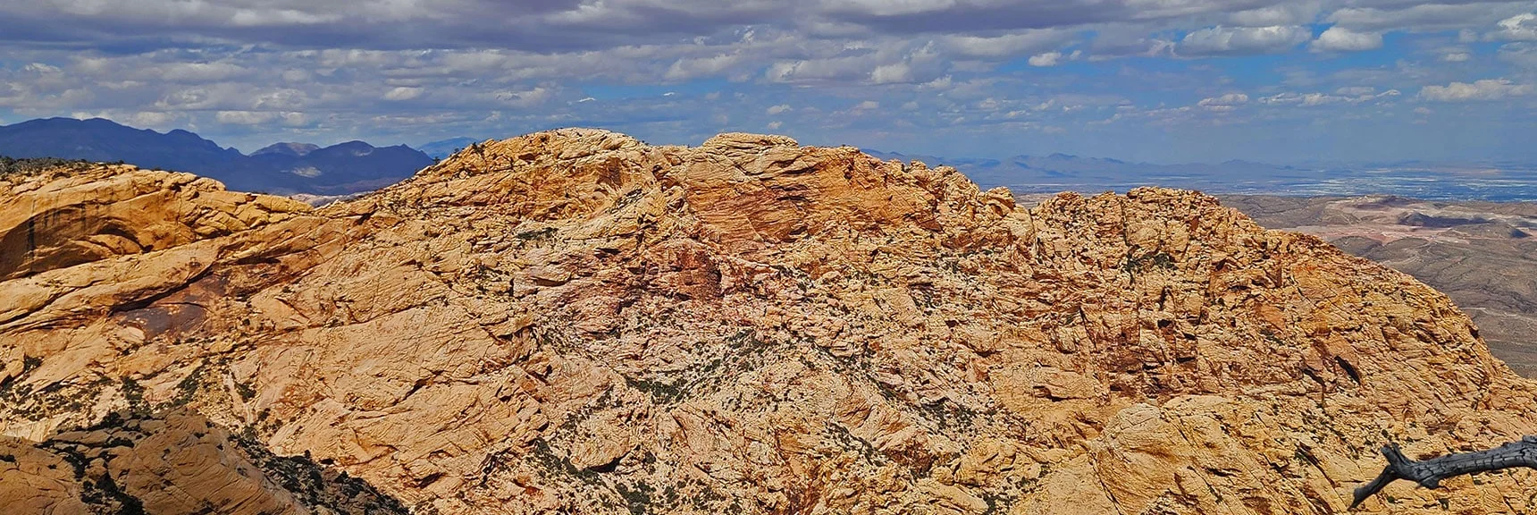 Enlarged Hidden Peak & Monument Peak Area from Mountain Spring Peak | Black Velvet Peak | Rainbow Mountain Wilderness, Nevada