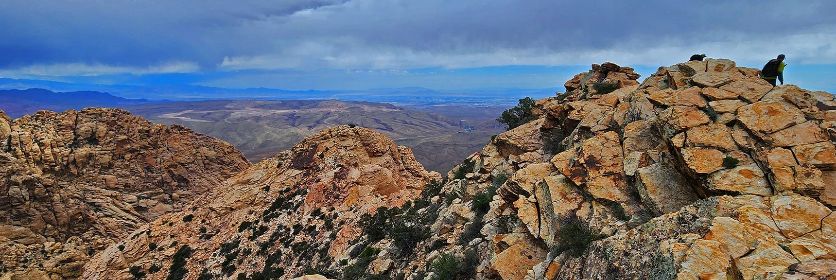 Discover a Route That to Descends to the Summit from Above! | Black Velvet Peak | Rainbow Mountain Wilderness, Nevada