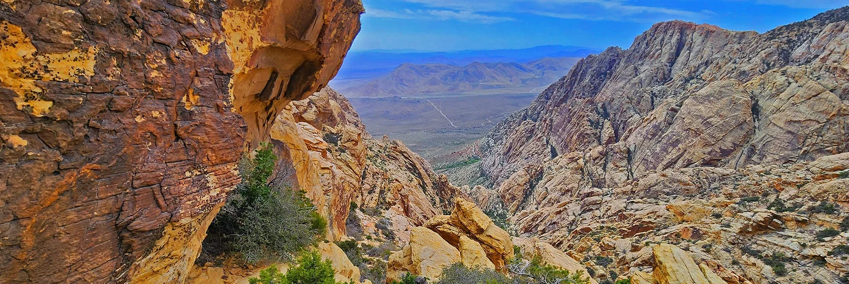 View Southeast to the Valley Below | Black Velvet Peak | Rainbow Mountain Wilderness, Nevada