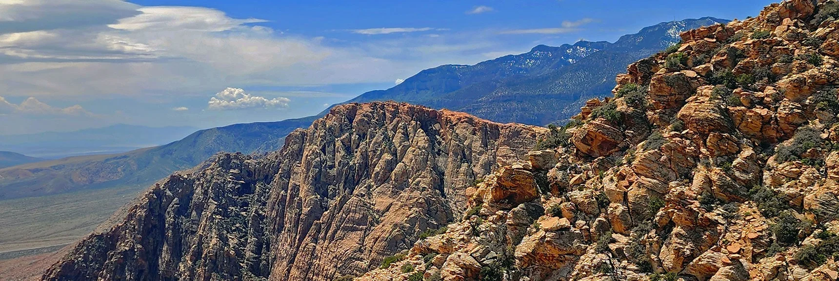 Windy Peak with Potosi Mt. Background | Black Velvet Peak | Rainbow Mountain Wilderness, Nevada