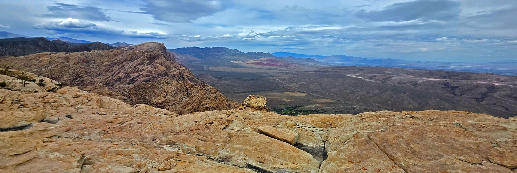 NE: Blue Diamond Hill (R); Calico Hills, La Madre Mts., Indecision Peak. | Monument Peak Summit | Rainbow Mountain Wilderness, Nevada