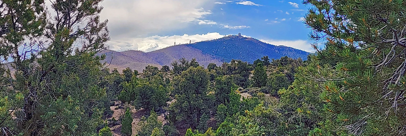 Angel Peak is a Reference Point to the East. Lee Canyon Road to the West. | Deer Creek Catch Pen West | Mt. Charleston Wilderness | Lee Canyon, Nevada