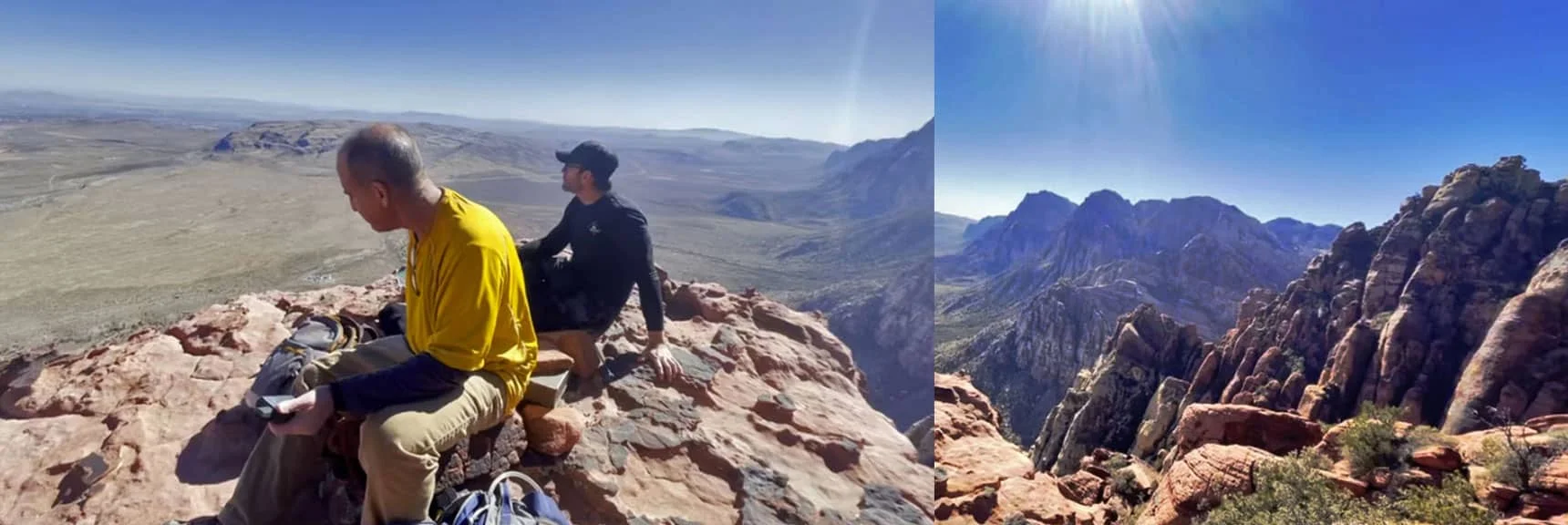 010 | Grand Views of Red Rock Canyon & Bridge Point Cliffs | Eva's Tower | Rainbow Mountain Wilderness, Nevada