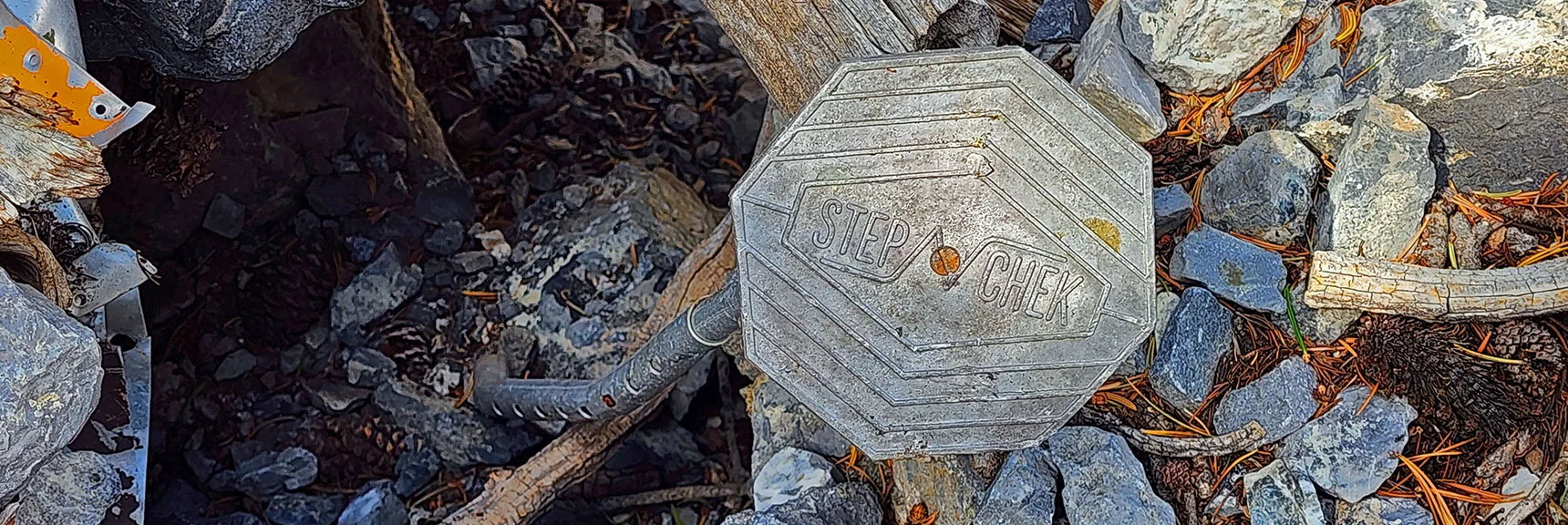 This Part Identified as a Step | Mummy's Nose East Cliff Plane Crash Site | Mt Charleston Wilderness, Nevada