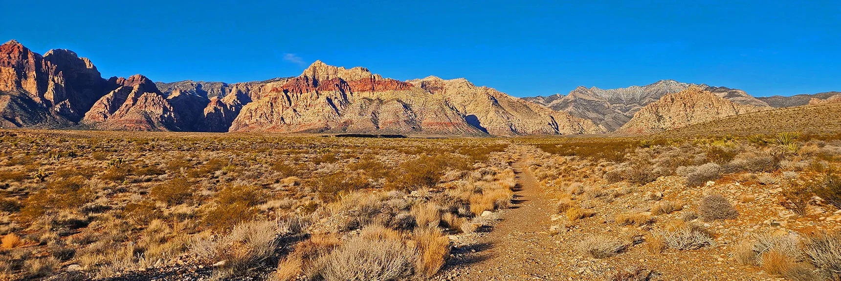 North Rainbow Mts. on Other Side of Canyon. | La Madre Ridgeline Grand Crossing | La Madre Mountains Wilderness and Red Rock Canyon NCA, Nevada